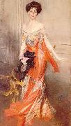Giovanni Boldini Portrait of Elizabeth Wharton Drexel oil painting